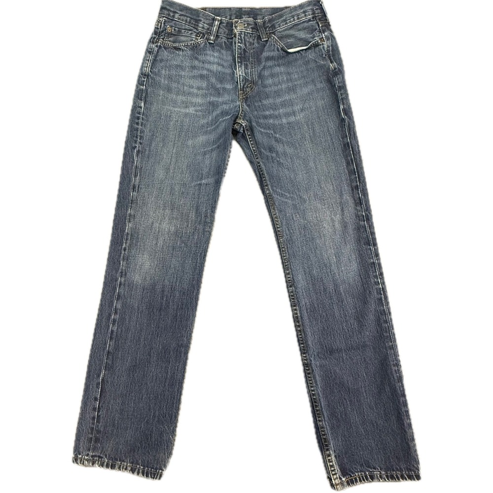 Levi's 514 Straight Fit Jeans Mens 32x32 Blue Medium Wash‎ Denim 00514-0672